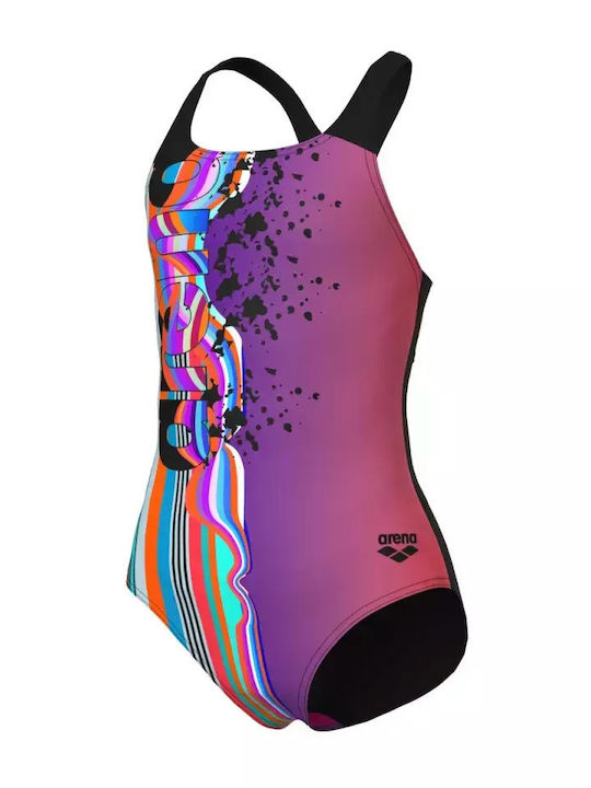 Arena Kids Swimwear One-Piece Fuchsia