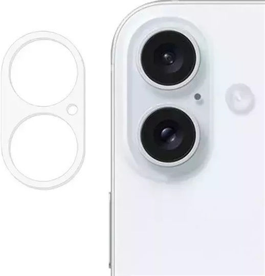 Techwave Full Cover Προστασία Κάμερας Tempered Glass Διάφανο για το Apple iPhone 16 Plus