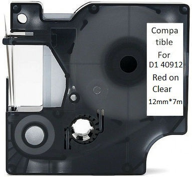 Dymo 45012 Ταινία Ετικετογράφου σε Κόκκινο Χρώμα