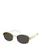 Michael Kors Monte Carlo Women's Sunglasses with Gold Metal Frame and Gray Lens