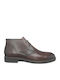 Lässige Herrenstiefel aus Leder Braun