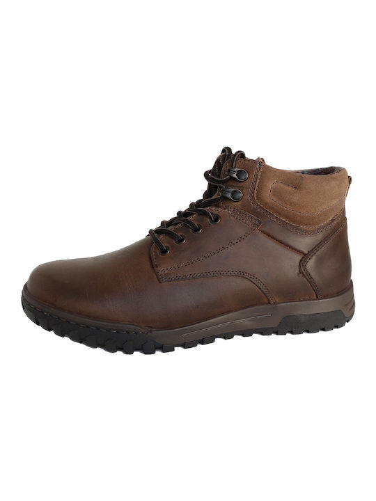 Output Leather Brown Men's Boots Anatomical