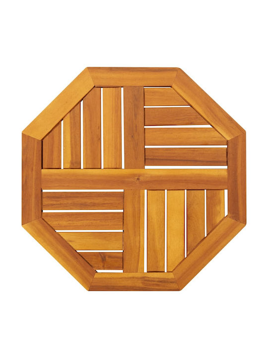 vidaXL Round Table Surface made of Solid Wood Acacia 50x50x2cm 4004259 1pcs