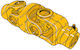 Doppel-Judo-Welle 00203a601e60 Nr. 1 23,8x61,3 1-3/8''z6 Binacchi