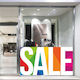 Sale Colourful Discount Sticker 130x70cm
