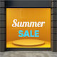 Καλοκαιρινή Βιτρίνα Summer Sale White Blue 70x34cm
