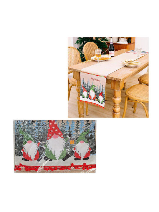 XMASfest Christmas Tablecloth Runner Fabric L180xW33cm.