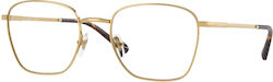 Vogue Damen Metallischer Brillengestell Schmett...