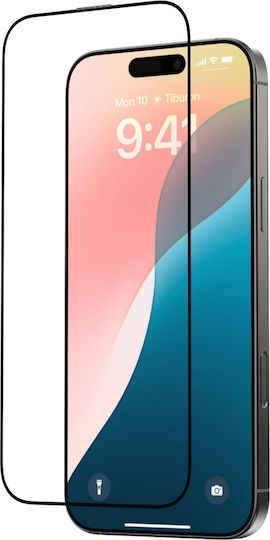 Devia Folie Glass Star Series Full Screen Entire View Iphone 16 Plus Black