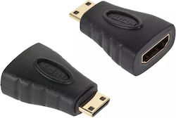 Cabletech DM-0856 mini HDMI masculin în HDMI feminin Cabletech DM-0856 mini HDMI masculin în HDMI feminin