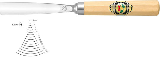 Kirschen Meißel mit Hohle Klinge Breite 3mm Set 1Stück