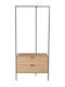 Next Floor Garment Rack made of Wood Brown 85x45x190cm