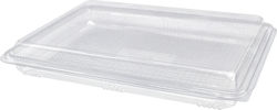 Disposable Plastic PET Tableware 1000ml Transparent 100pcs
