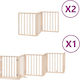 vidaXL Divider Dog in White Color 600 x 60cm