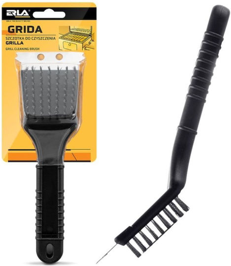 BBQ Cleaning Brush with Scraper 21.5cm