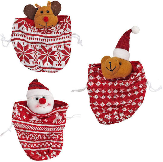 XMASfest XMASfest Christmas Gift Bag 20x14cm Various Colors