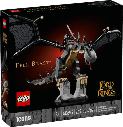 LEGO Icons The Lord Of The Rings Fell Beast For 18+ Years 269 Pieces