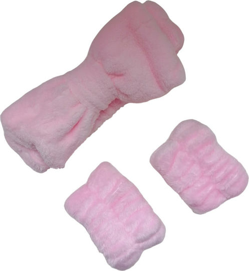 Ro-Ro Accessories Κορδέλα Μαλλιών για Μακιγιάζ Ροζ