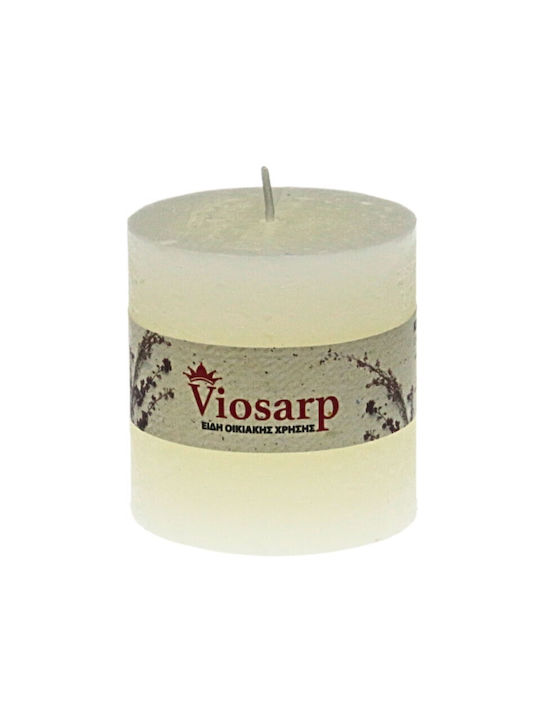 Viosarp Decorative Candle White 225gr 1pcs