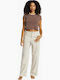 Women's Jean Trousers Moonlight White