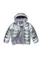 Kids' Quilted Jacket with Hood Silver