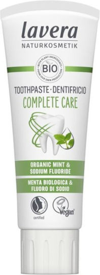 Lavera Complete Care Mint Toothpaste for Plaque & Cavities 75ml
