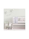 Das Home Fun 4919 Baby Sheets Set Cradle Cotton Mint, Pink, White White 70x120cm 2pcs