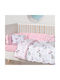 Das Home Fun 4915 Seturi de cearșafuri pentru bebeluși Pentru Cradle Bumbac Albastru deschis, Mentă, Roz Multicolore 70x120buc 2buc