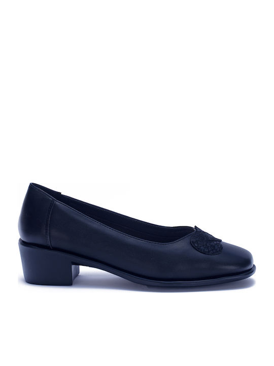 Antrin Anatomic Black Low Heels