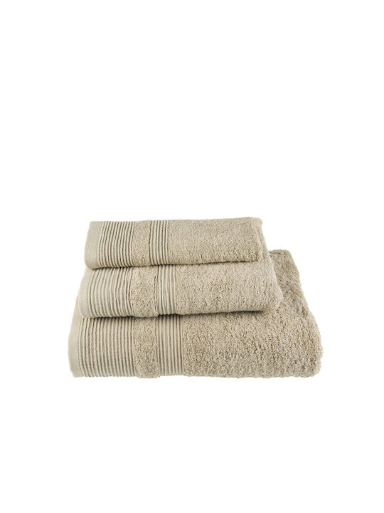Sidirela Πετσέτα Χεριών 30x50εκ. Sand Βάρους 600gr/m²