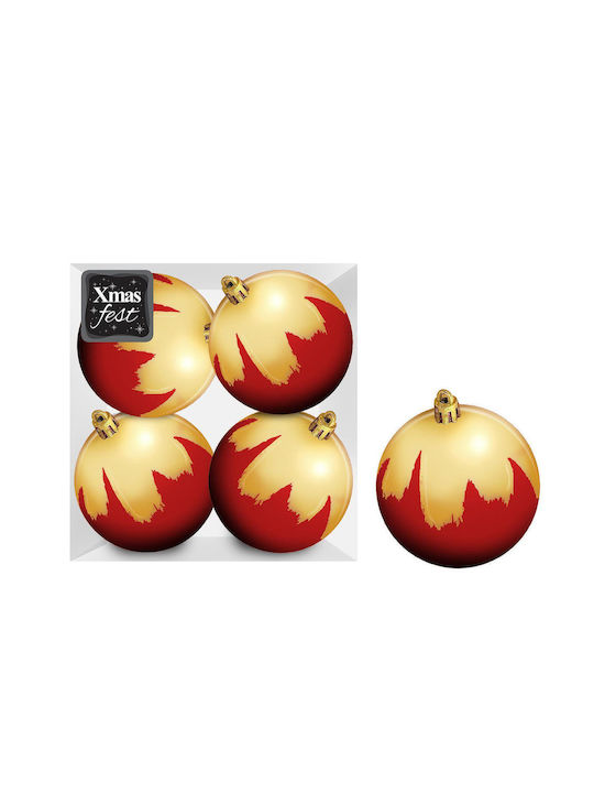 Hanging Ball Ornament Ornament Red 10cm