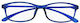 Silac Men's Reading Glasses +1.75 in Blue color