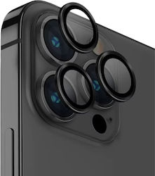 Devia Folie Glass Camera Peak Series Iphone 16 Pro 16 Pro Max Пакет 3 Черен Devia Folie Glass Camera Peak Series Iphone 16 Pro 16 Pro Max Пакет 3 Черен