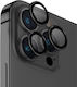 Devia Folie Glas Kamera Peak Serie iPhone 16 Pro 16 Pro Max Pack 3 Schwarz