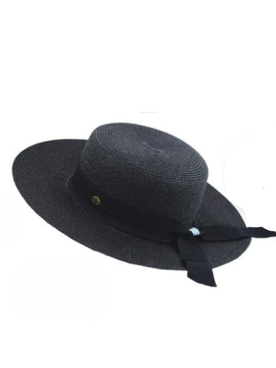 Wicker Women's Hat Black