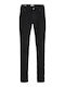 Men's Jeans Pants Elastic with Slim Fit Black