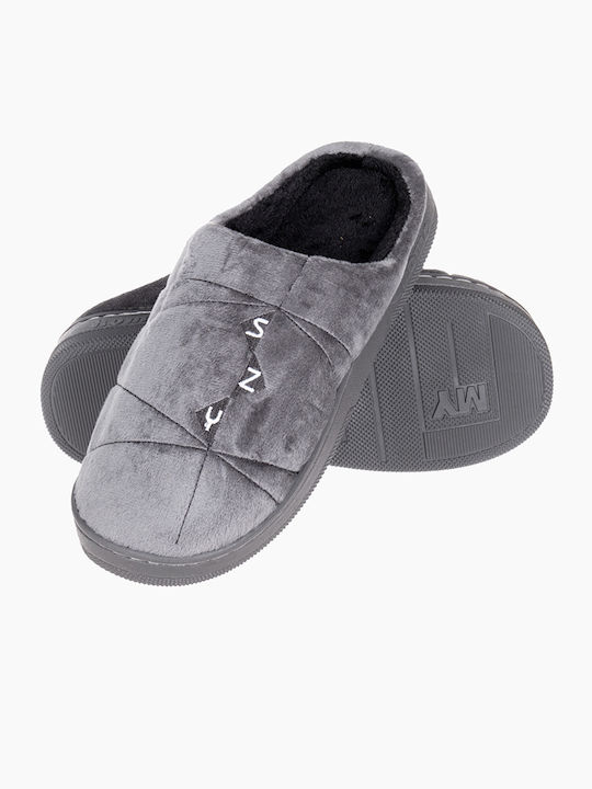 Χειμερινές Ανδρικές Παντόφλες Dark Grey