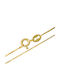 Goldene Kette Nacken 14K