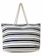 Stoff Strandtasche Weiß