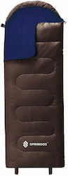 Springos Sleeping Bag Μονό Dark Brown