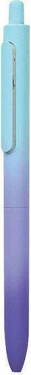 Writech Druckkugelschreiber Blaue Tinte 0,7mm Space Up Aurora Ombre Blau 616104