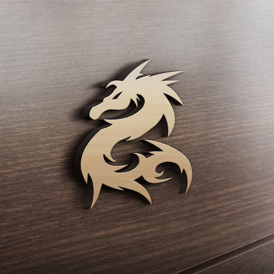 Orafol Dragon Wooden Decoration 1pcs (Various Designs)