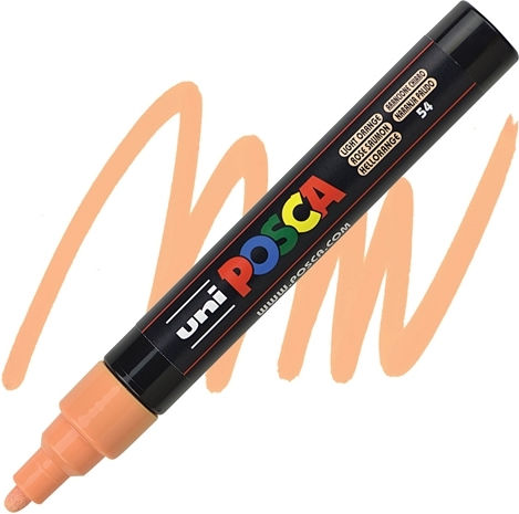 Posca Ανεξίτηλος Μαρκαδόρος Light Orange 2.5mm