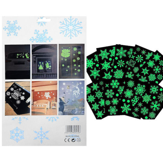 XMASfest Crăciun Autocolante pentru Fereastră 20x32cm. 12buc