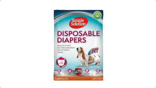 Simple Solution Dog Panties Large / XLarge 46 - 69cm 12pcs