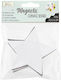 4 Magnetic Canvas Boards 7.5x7.5cm In 2 Designs