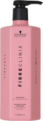 Schwarzkopf Fibre Clinix Vibrancy Σαμπουάν Αναδόμησης/Θρέψης & Λείανσης για Βαμμένα Μαλλιά 1000ml