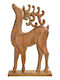 Christmas Wooden Figure Deer Height 94cm