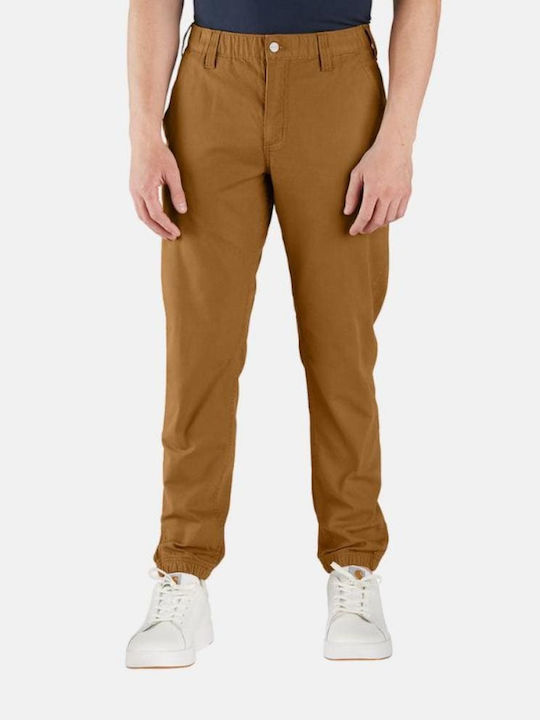 Carhartt Rugged Flex Canvas Jogger Работни Панталони Кафяви Carhartt Rugged Flex Canvas Jogger Работни Панталони Кафяви