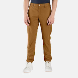 Carhartt Rugged Flex Canvas Jogger Παντελόνι Εργασίας Καφέ